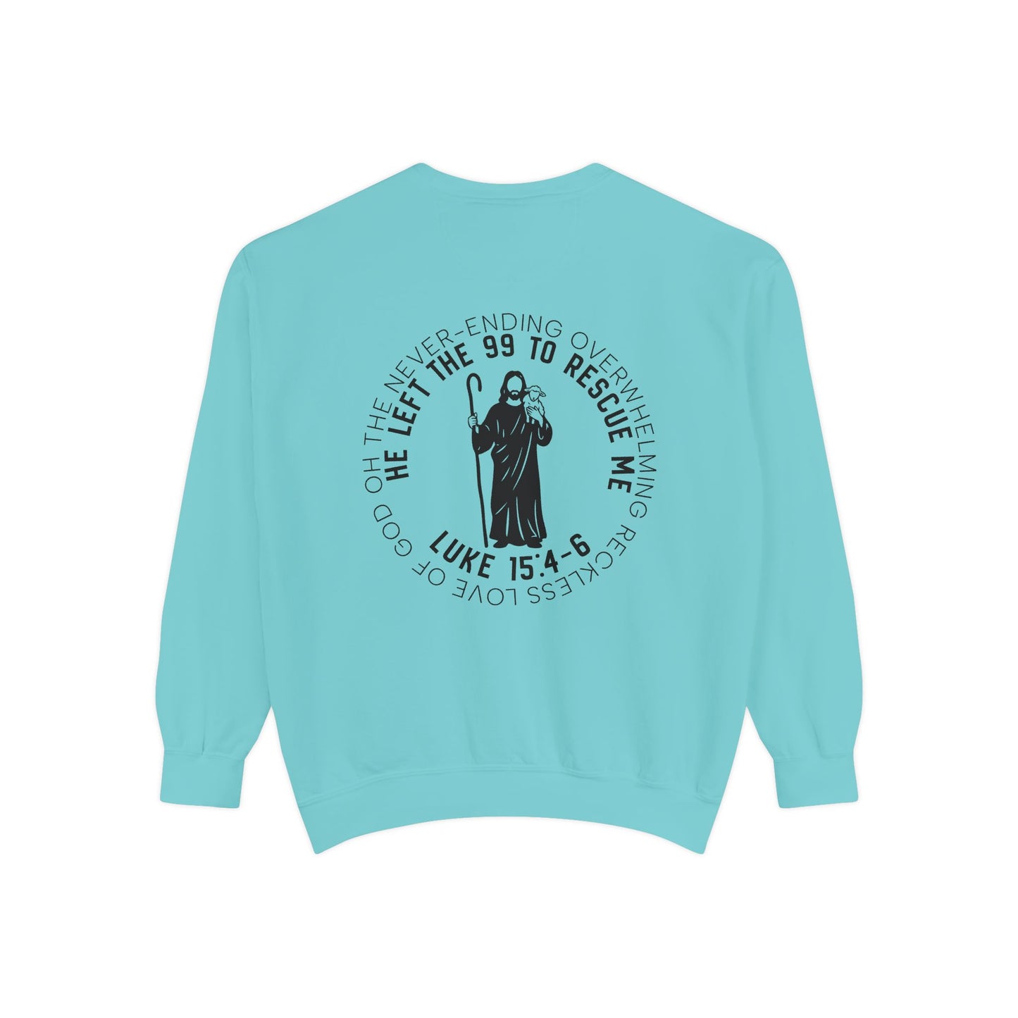 'Leave the 99 to Rescue Me' Luke 15:4-6 Graphic Crewneck