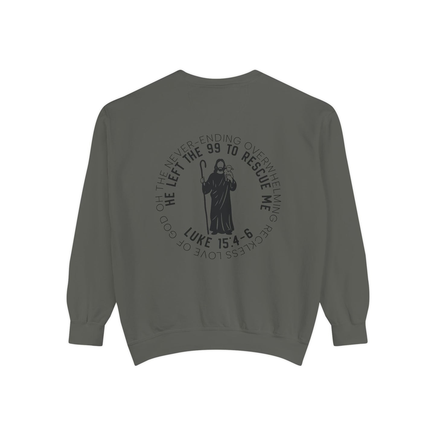 'Leave the 99 to Rescue Me' Luke 15:4-6 Graphic Crewneck