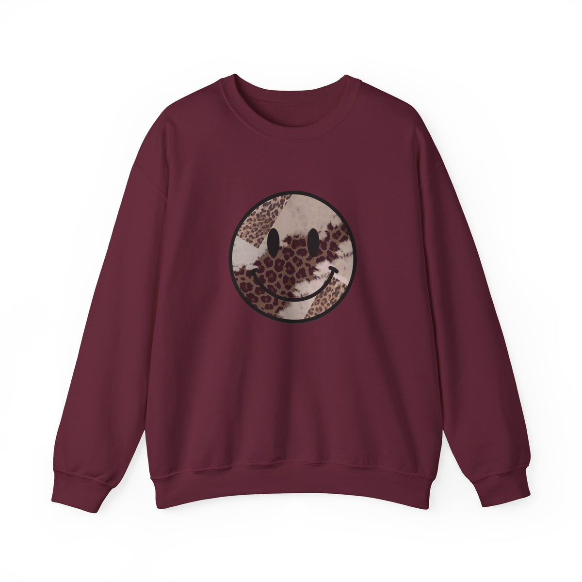 Smiley Patch Crewneck Sweatshirt