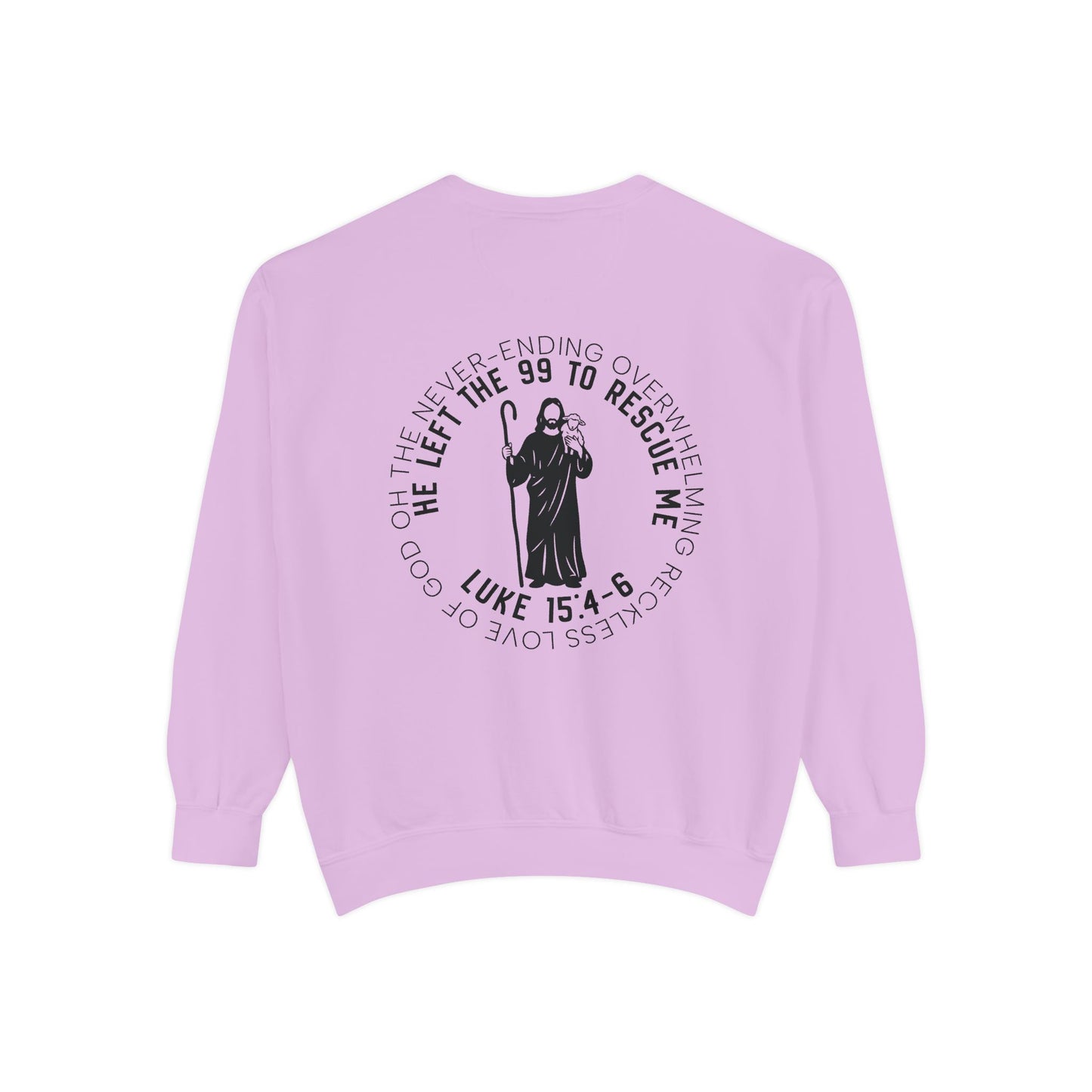 'Leave the 99 to Rescue Me' Luke 15:4-6 Graphic Crewneck