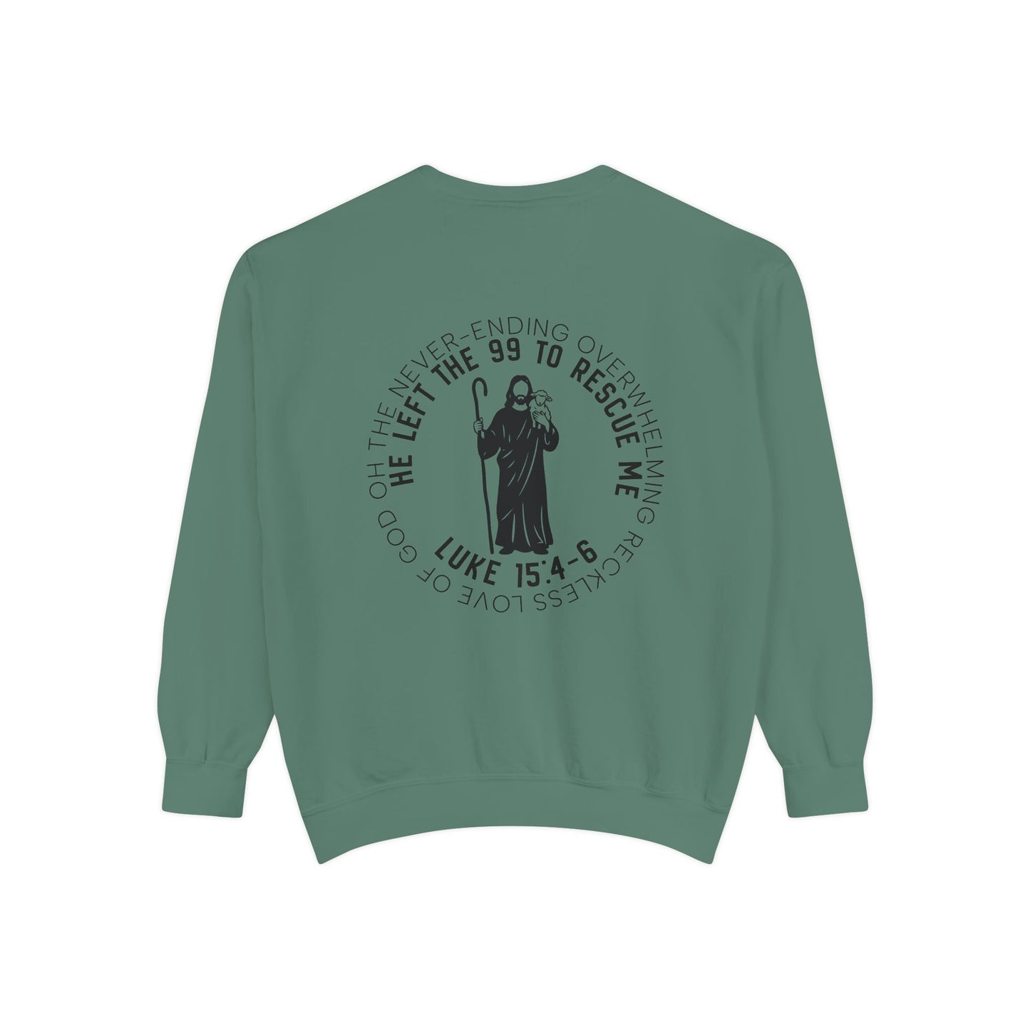 'Leave the 99 to Rescue Me' Luke 15:4-6 Graphic Crewneck