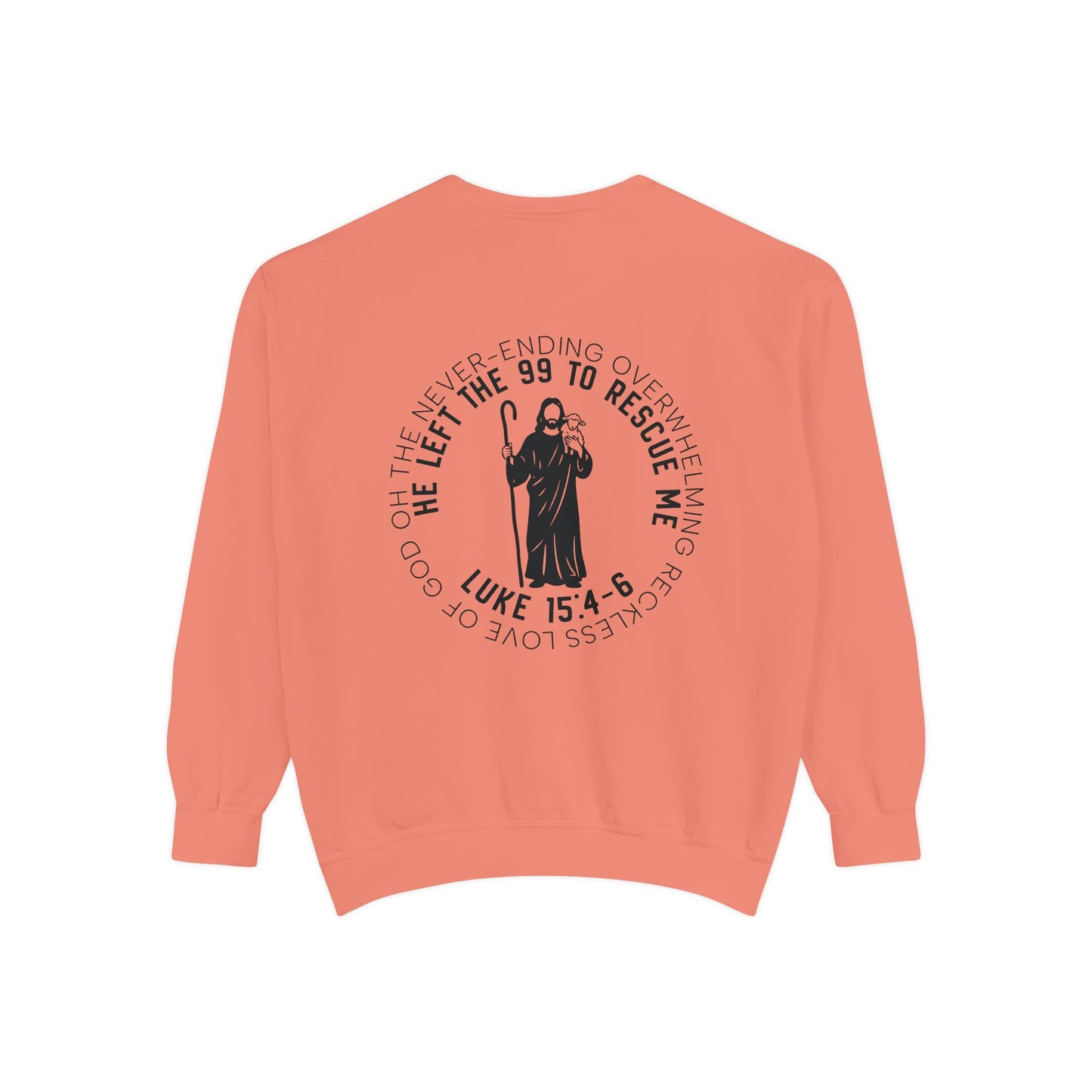 'Leave the 99 to Rescue Me' Luke 15:4-6 Graphic Crewneck