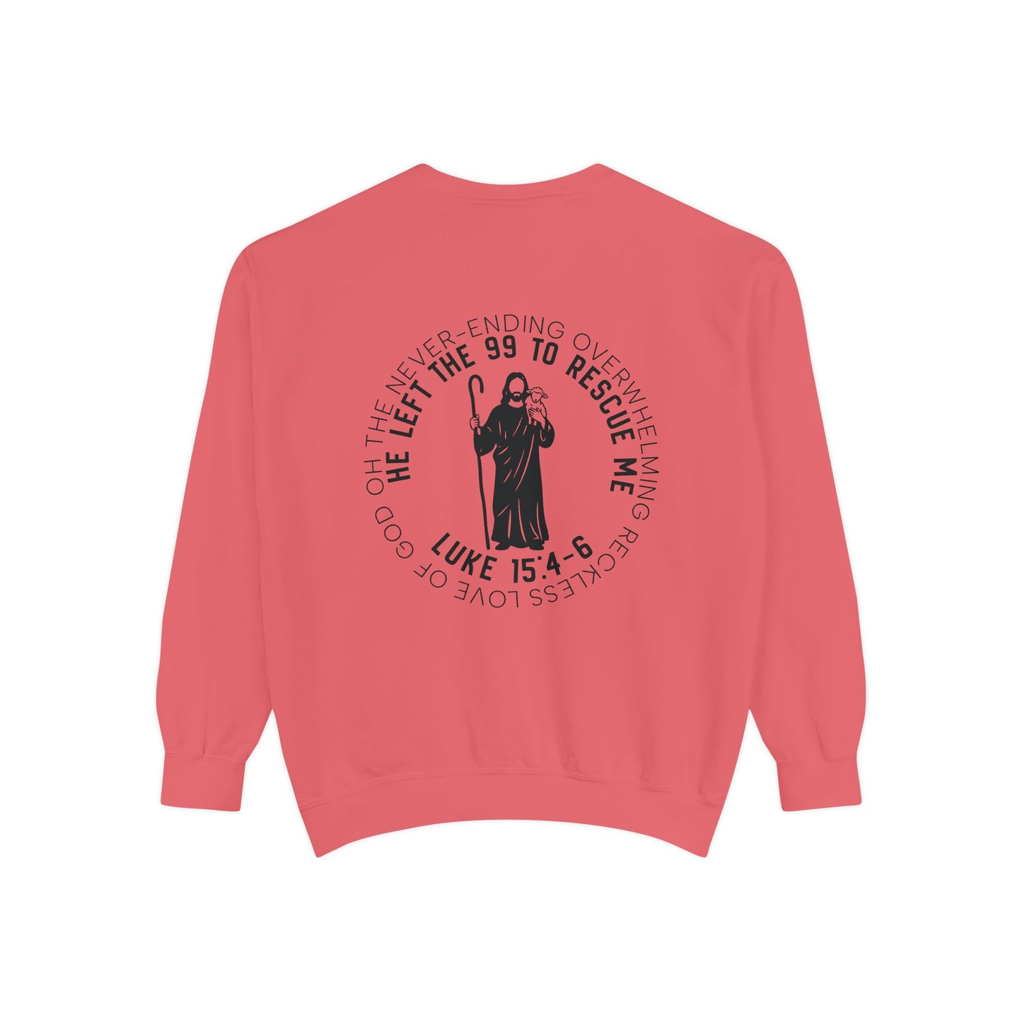 'Leave the 99 to Rescue Me' Luke 15:4-6 Graphic Crewneck