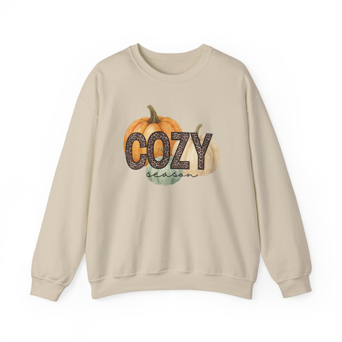 Cozy Season Sweatshirt – Autumn Pumpkin Crewneck