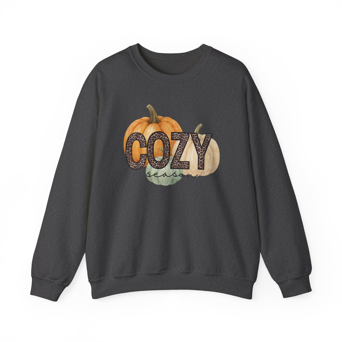 Cozy Season Sweatshirt – Autumn Pumpkin Crewneck