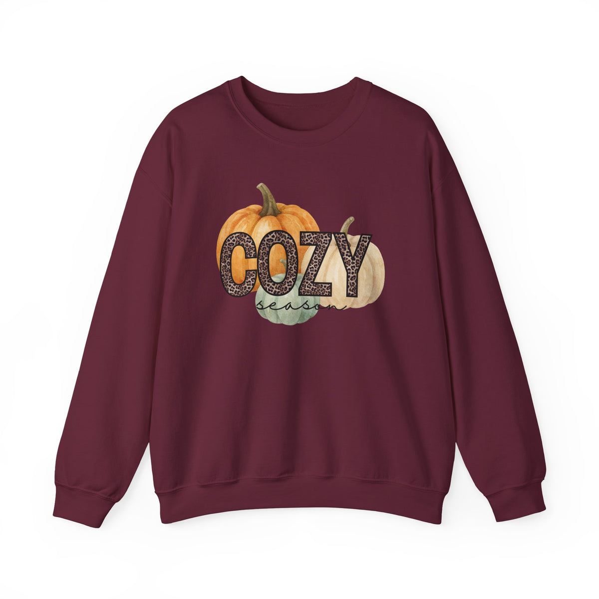 Cozy Season Sweatshirt – Autumn Pumpkin Crewneck