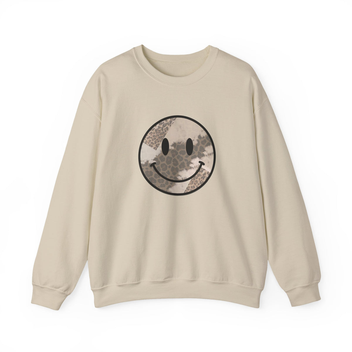 Smiley Patch Crewneck Sweatshirt