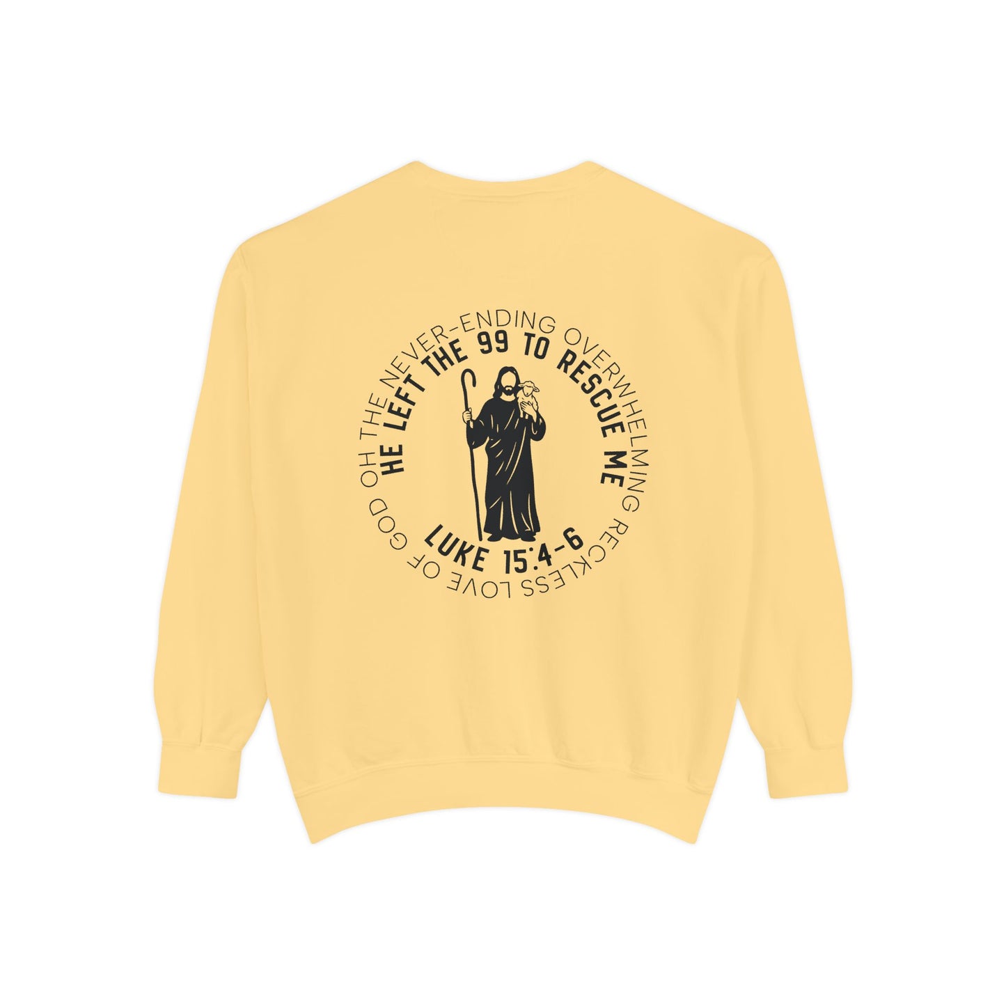 'Leave the 99 to Rescue Me' Luke 15:4-6 Graphic Crewneck